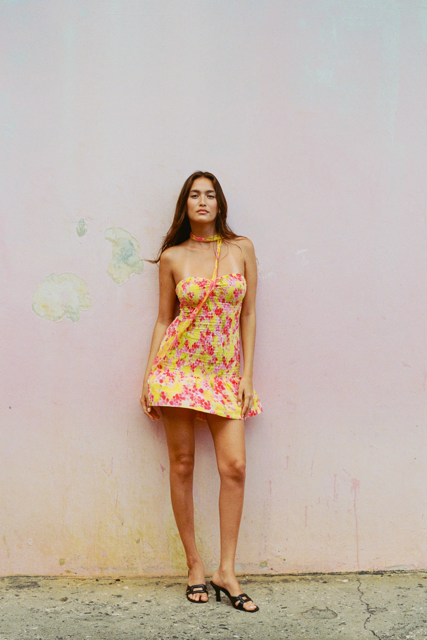 Abigail Bandeau Mini Dress - Image 2