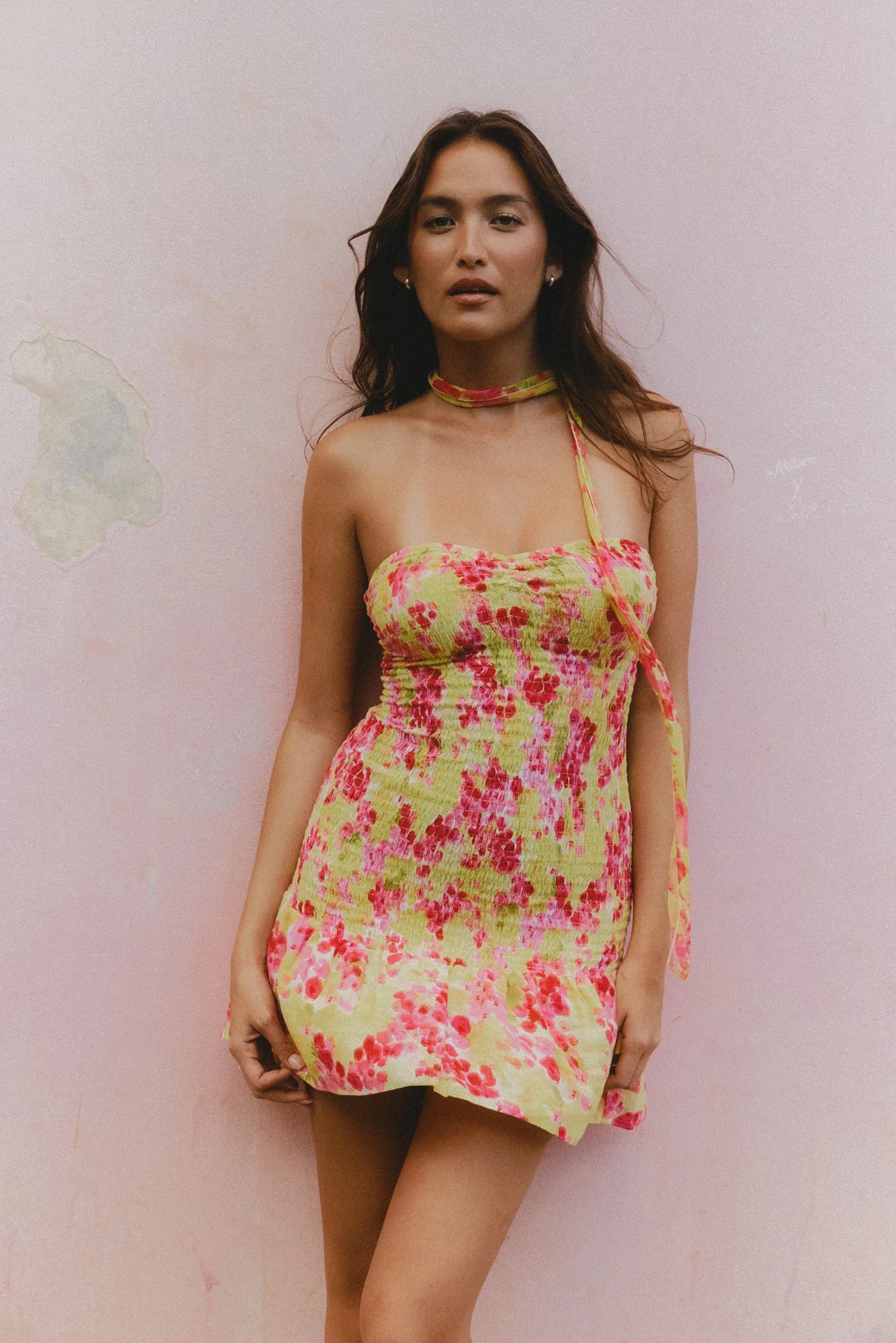 Abigail Bandeau Mini Dress - Image 3