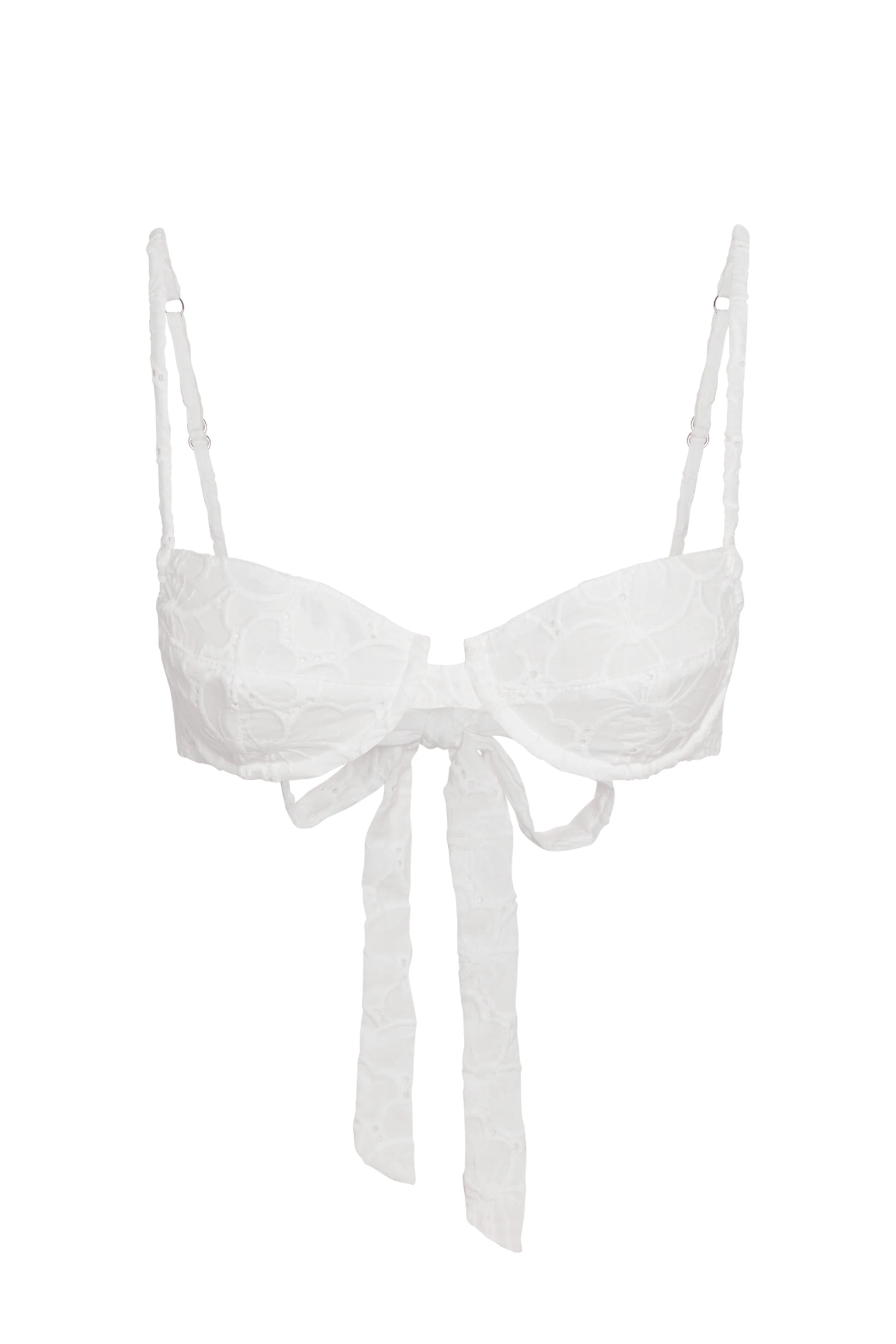 Arden Eyelet Bikini Top - Image 7