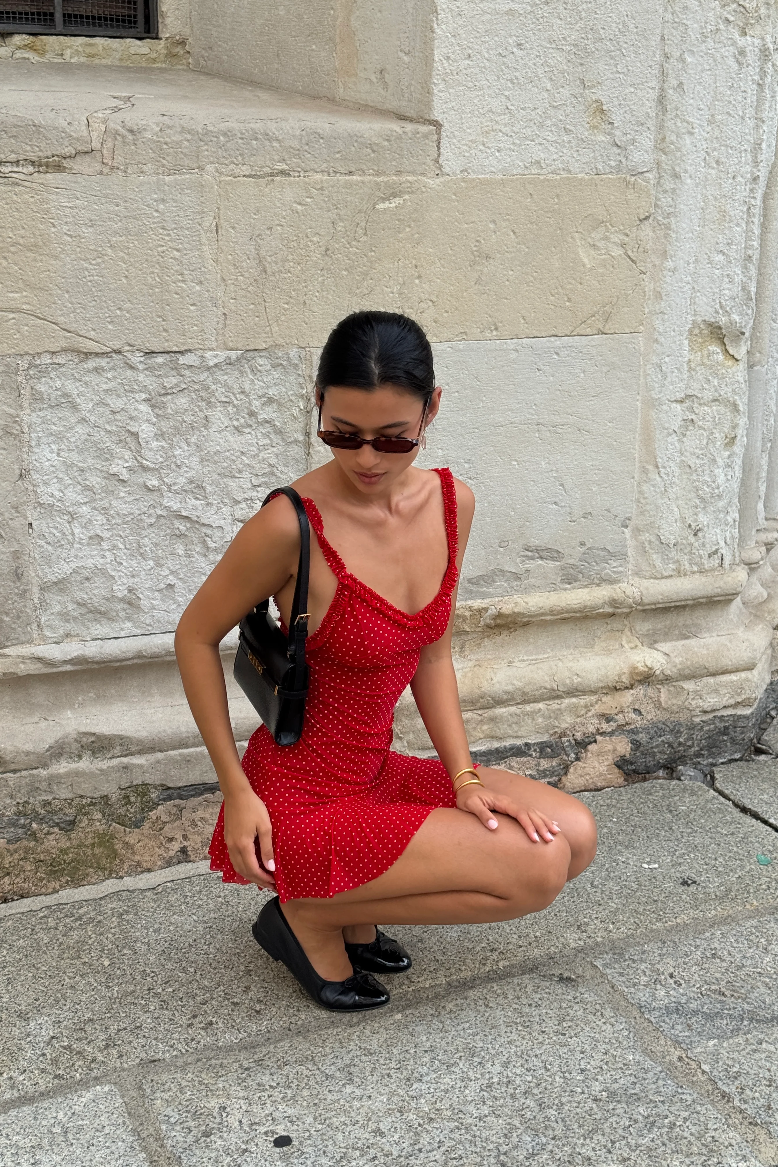 Camilla Ruffle Mini Dress - Image 2