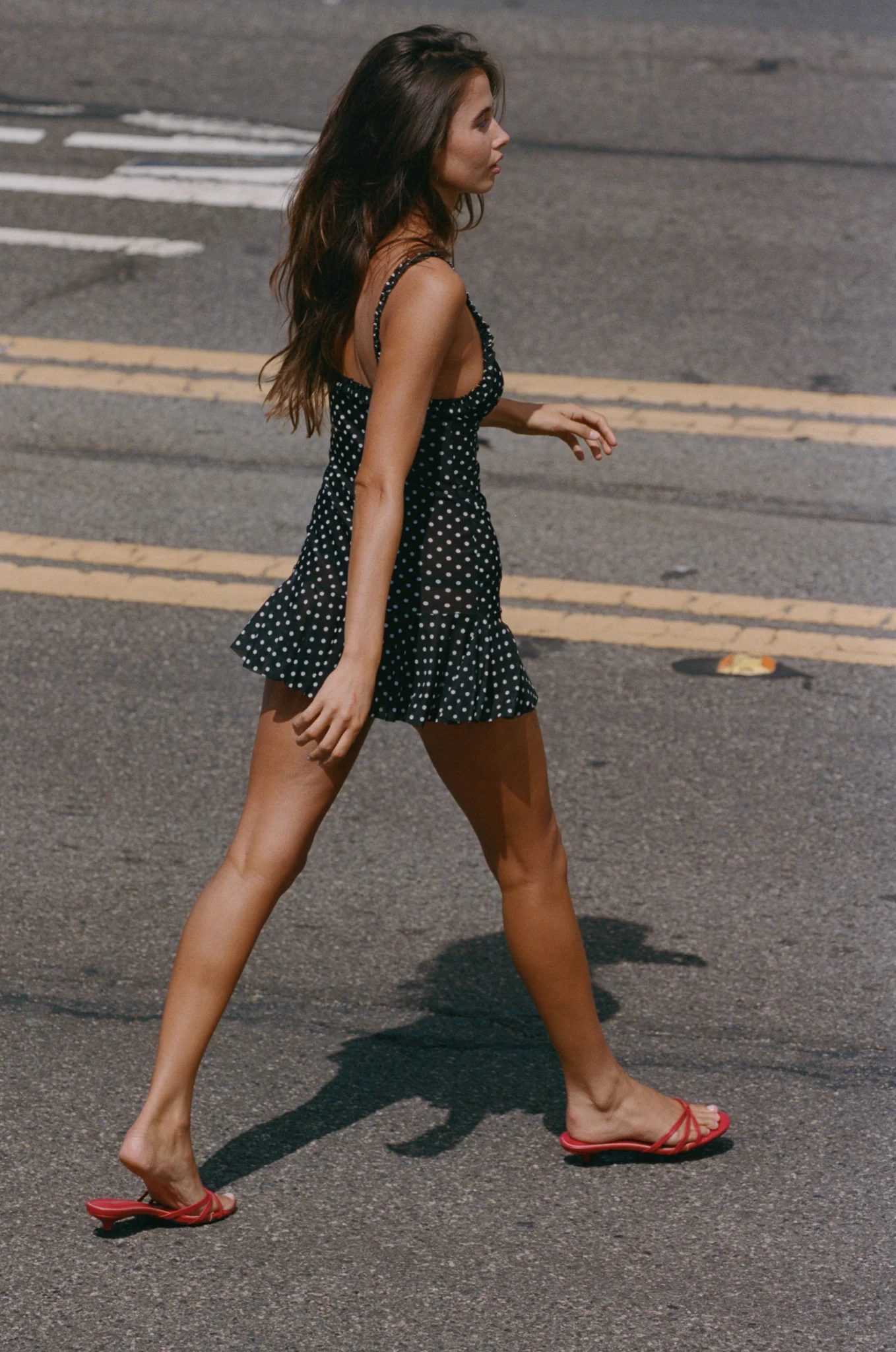 Camilla Ruffle Mini Dress - Image 3