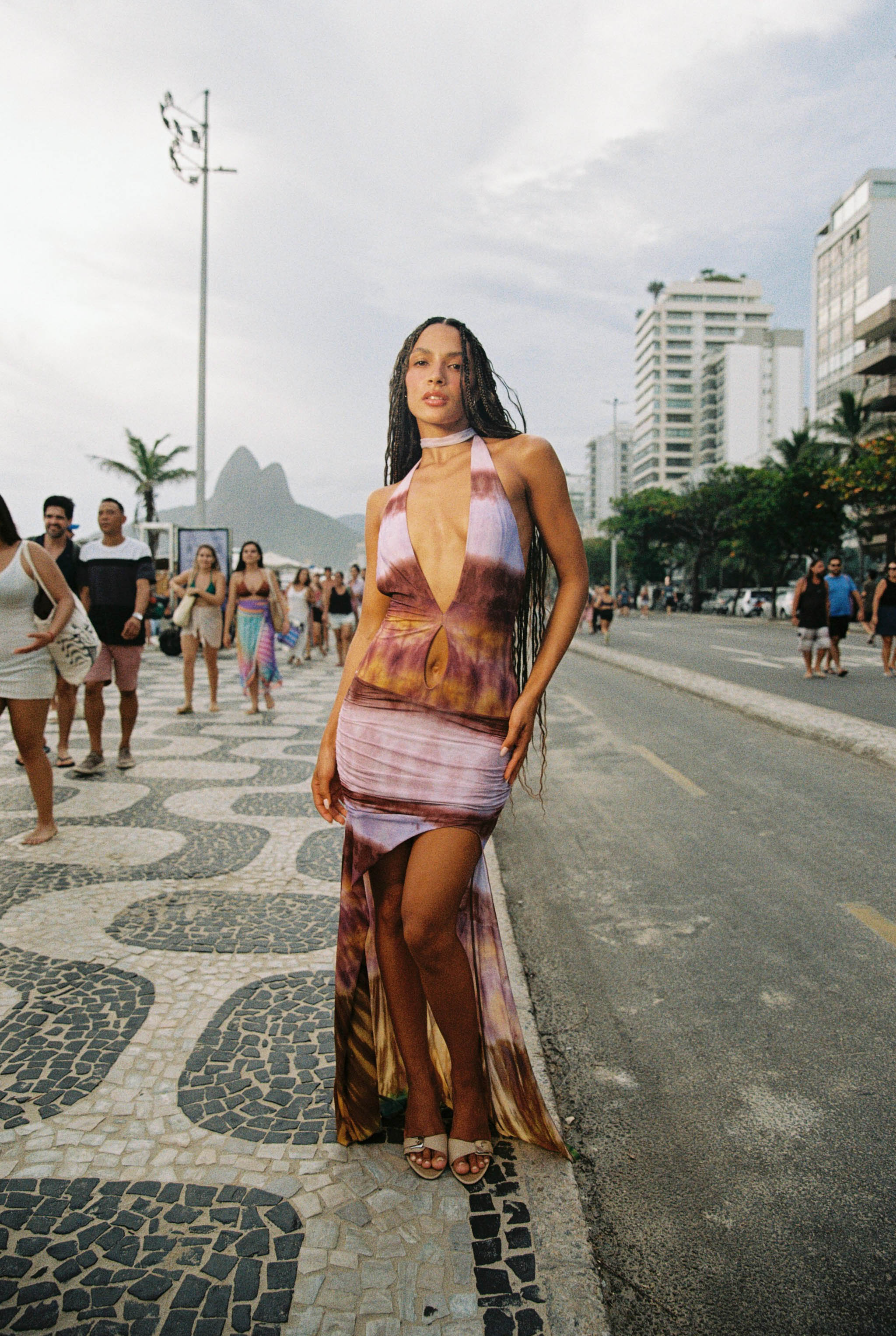 Hazel Tie Dye Maxi Dress - Image 3