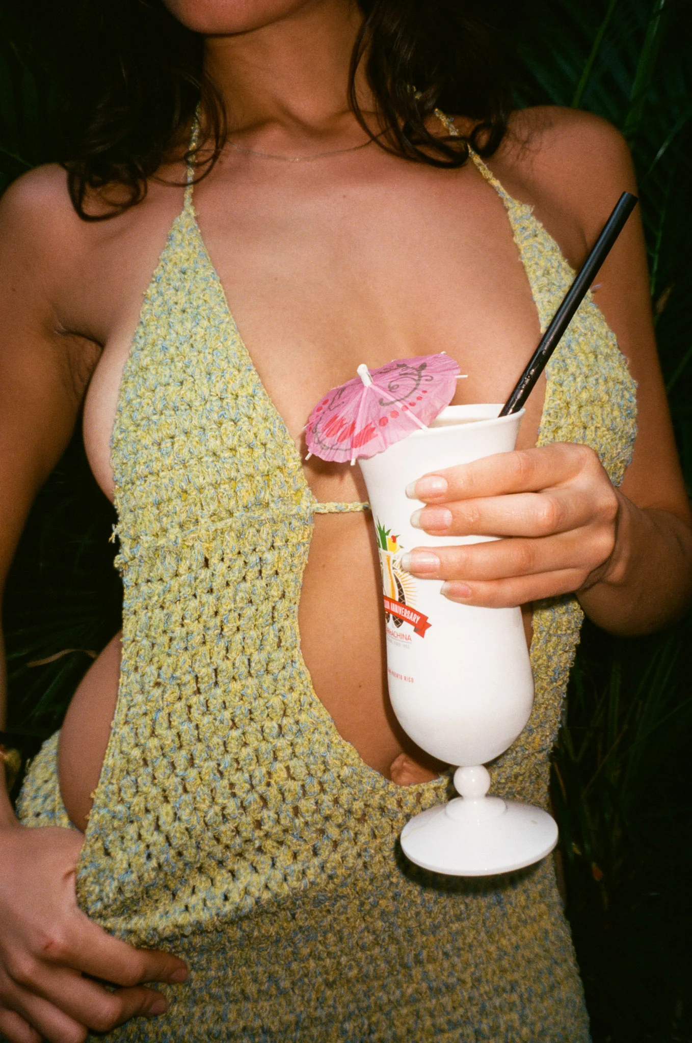 Heather Crochet Mini Dress - Image 3