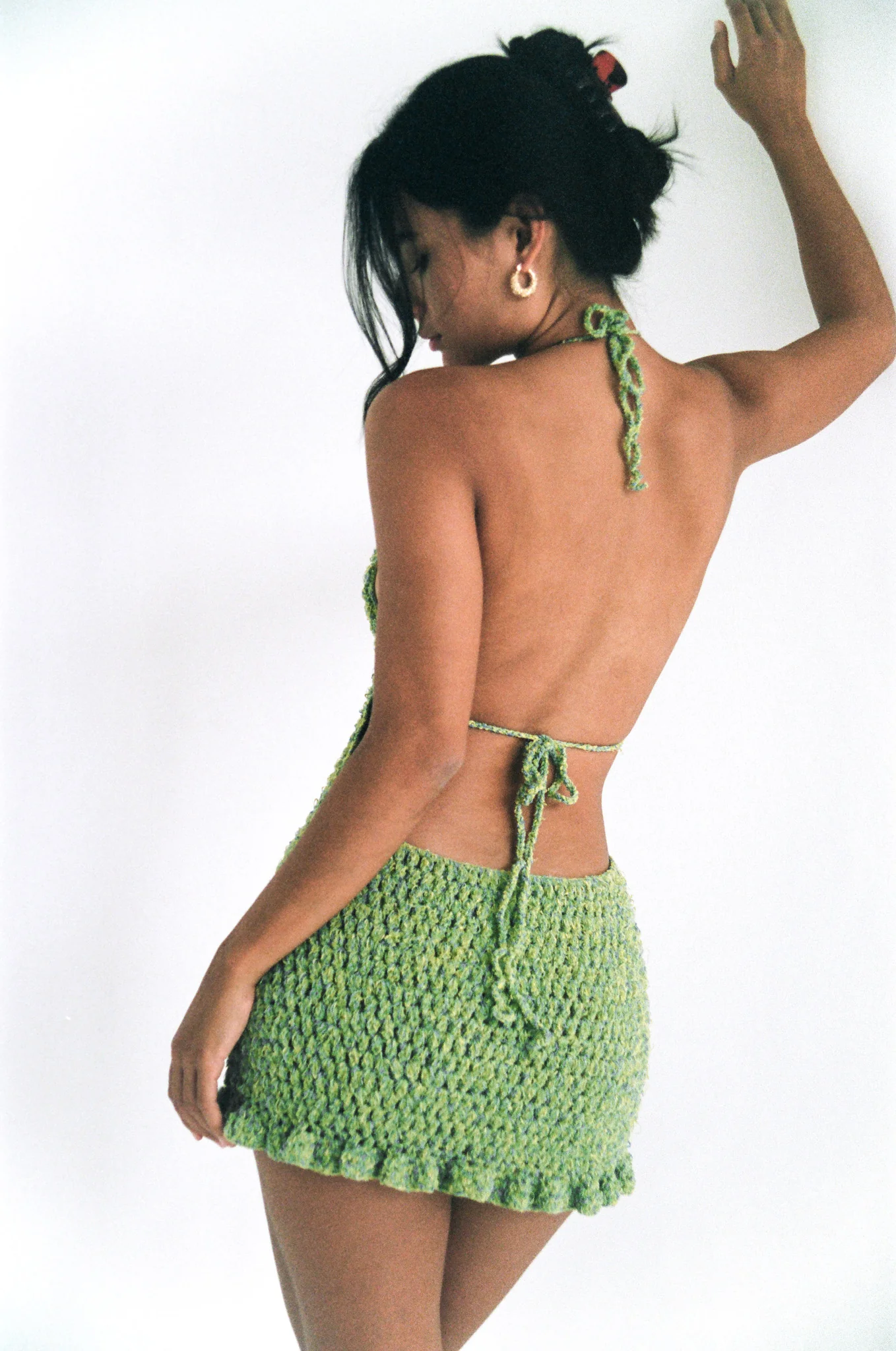 Heather Crochet Mini Dress - Image 5