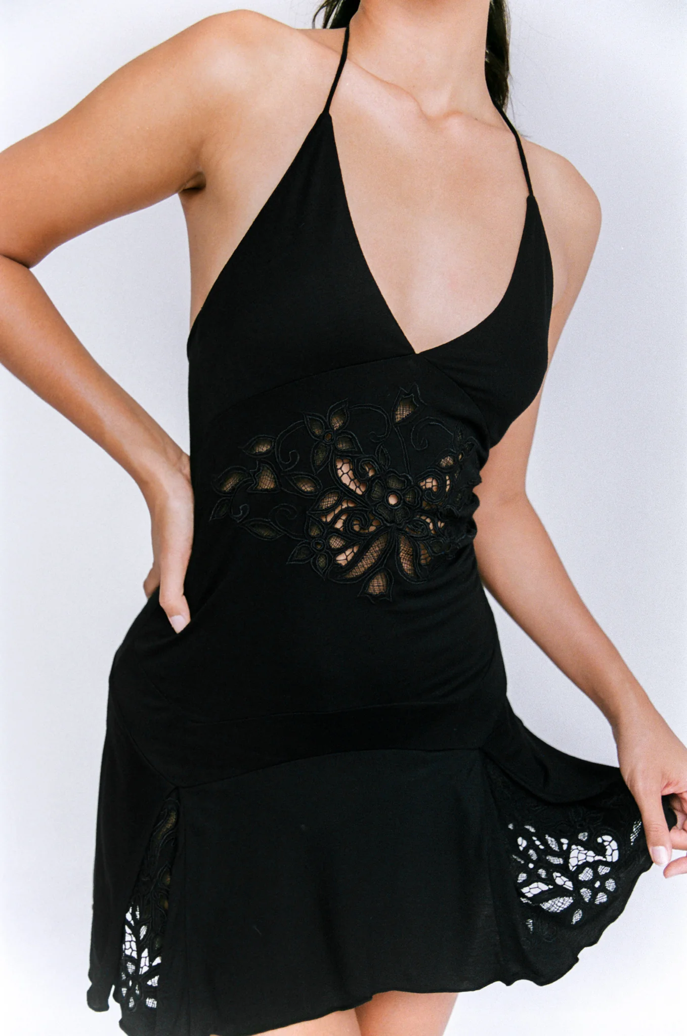 Scarlette Embroidered Mini Dress - Image 5